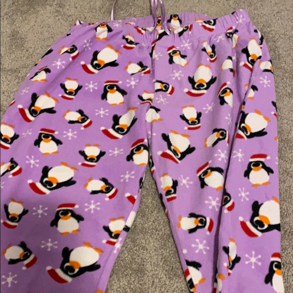 Penguin Christmas pajama pants